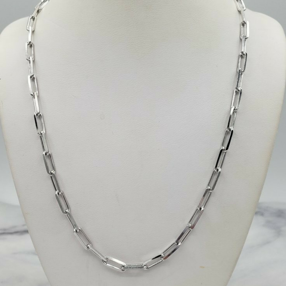 Paperclip Chain Sterling Silver